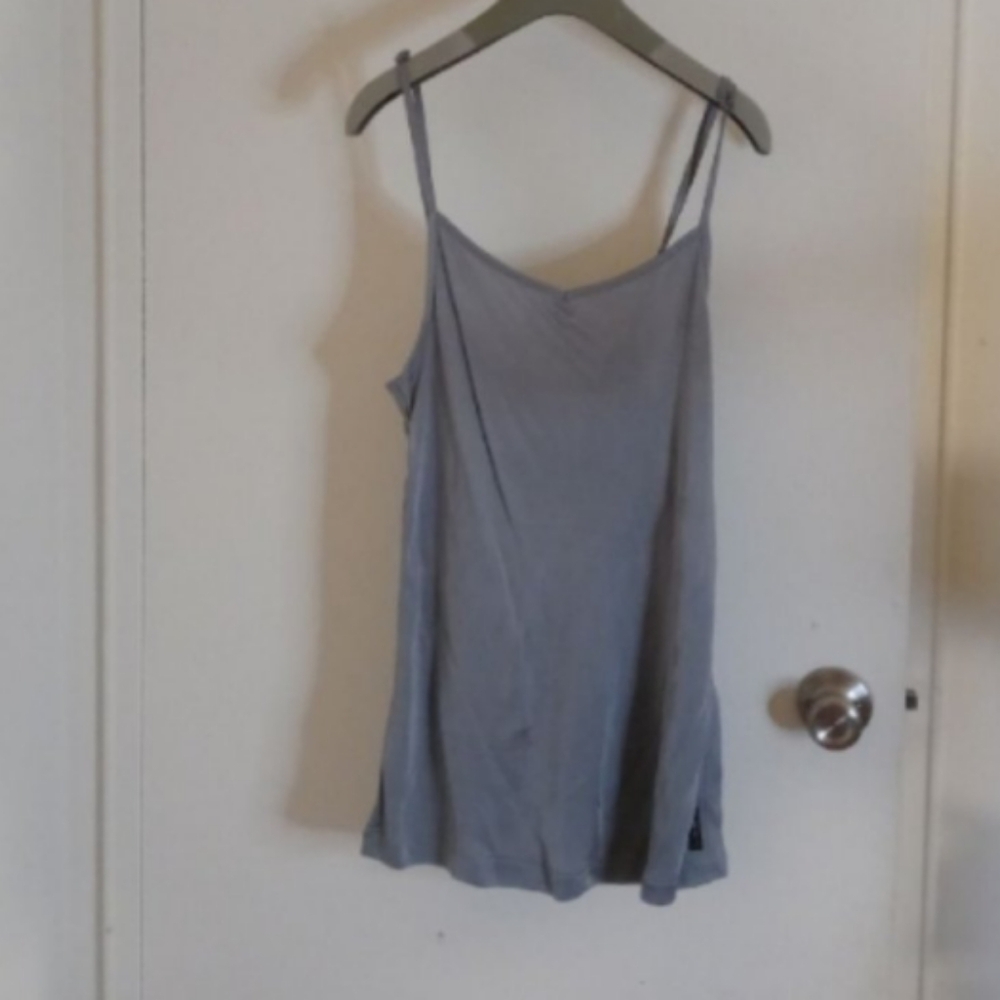 Vintage 1990s Deadstock Armani Jeans Gray Camisole Top